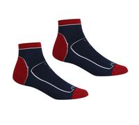 Blue male UK 6-8 Regatta Men's 2 Pack Samaris Trail Sock Blue, Size: UK 6-8