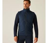 Regatta Navigate navy/seal grey men's stretch soft-shell bodywarmer #TRA915