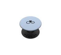 Blue - Mama Infinity Heart Symbol Love Minimalist PopSockets Adhesive PopGrip