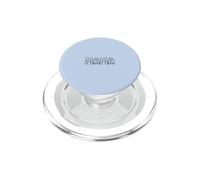 Blue - Mama Retro Bubble Letters Groovy Heart PopSockets PopGrip for MagSafe