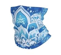 Blue Mandala 4 Neck Scarf Uv Protection Neck Gaiter Windproof Half Face Scarf For Climbing Women Sports 25X50Cm