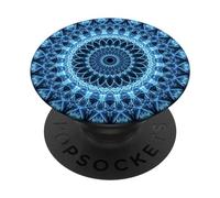 Blue Mandala Pop Mount Socket Cute Designed Divine Mandala PopSockets Adhesive PopGrip