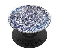 Blue Mandala Pop Mount Socket Cute Designed Divine Mandala PopSockets PopGrip: Swappable Grip for Phones & Tablets