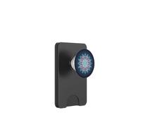 Blue Mandala Sacred Geometry Yoga Meditation Art PopSockets PopWallet for MagSafe