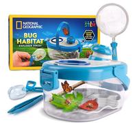 Blue Marble NATIONAL GEOGRAPHIC Bug Catcher Kit for Kids - Kids Bug Catching Kit with Net, Insect Habitat with Magnified Viewers, Tweezers & More
