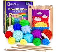 Blue Marble National Geographic RTWEAVE Set Creative Loom Yarn Needle Weaving Loom