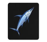 Blue Marlin Fish Gaming Mousepad Anti-Slip Rubber Base