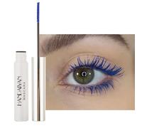 Blue Mascara,5D Silk Fiber Eyelash Volume with Soft Brush, Lash Sensational Volumizing,Long-Lasting Waterproof No Smudge with False Lash Effect(Blue)