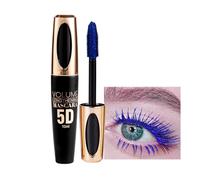 BLUE Mascara Volume and Length,1Pcs Waterproof Smudge-Proof Color Mascara for Eyelashes,Volumizing Curling Defining Eye Lashes, Longlasting Fiber Colored rimel de pestañas for Women Eye Makeup