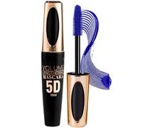 Blue Mascara Waterproof 4d Silk Fiber Lash Mascara, Long-lasting No Smudge and Clump Telescopic Mascara, Lengthening Thick Volumizing for Party Stage Use