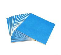 Blue Masking Tape For 3D Printer Heated Bed, High Temperature Resistant Paper For Stable First Layer, Office Supplies Blank Labels, 20 Pieces(200mm*210mm)