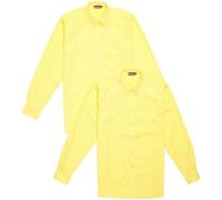 Blue Max Banner Boy's Twin Pack B Long Sleeve School Shirt, Gold, 11.5" Collar