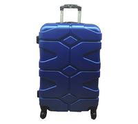 (Blue, Medium) Hampton & Stewart Hard Shell Extra Large Suitcase