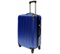 (Blue, Medium) Hampton & Stewart Spinner wheel HardShell Suitcase