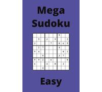 Blue Mega Sudoku Book, 9x9 Puzzles, 150 Pages, 5x8, Easy
