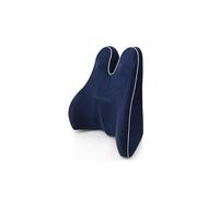 (Blue) Memory Foam Seat Chair Lumbar Back Support Cushion Pillow for Car Office Home Seat Back Cushion