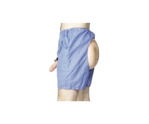 Blue Men's Bum & Willy Shorts - shorts bum willy stag party night mens