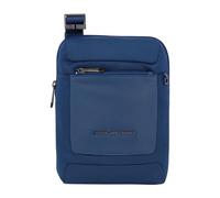 Blue Men's iPad 11 Bag- male- Piquadro- Cross Body Messenger- Blue- ONE SIZE- Bags ONE SIZE