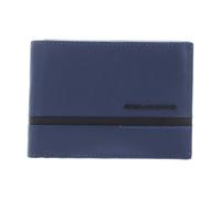 Blue Men's Wallet with Document Holder, male, Piquadro, Wallets & Cardholders, Blue, ONE SIZE, Accessories ONE SIZE