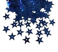Blue Metallic Star Sequins 20g,4000 Pcs Loose Glitter Star Confetti with Hole Metallic Foil Stars for Sewing,Dress Decoration,Stage Decor,Craft & Party Supplies
