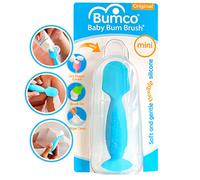 Blue Mini BabyBum Diaper Cream Brush - Soft Silicone Diaper Cream Applicator
