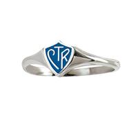 Blue Mini CTR LDS CTR Ring by Ringmasters | Choose the Right Faith Ring | Keepsake LDS Jewelry, Metal,Stainless Steel, not_known