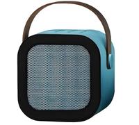 Blue Mini Karaoke Machine, 2 Wireless Microphones, Portable little ones Speaker With Led, Long Playtime