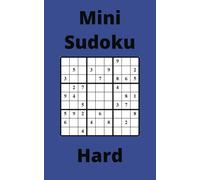 Blue Mini Sudoku Book, 9x9 Puzzles, 300 Pages, 5x8, Hard