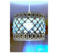 (Blue) Moda Ceiling Light Shade Acrylic Beaded Chandelier