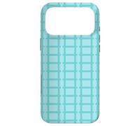 Blue Modern Railroad Ladder Grid Frames Lines Rows Pattern Case for iPhone 17 Pro Max
