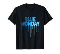 Blue Monday: Drip Sad First Day Blues Melting Tee T-Shirt