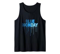 Blue Monday: Drip Sad First Day Blues Melting Tee Tank Top