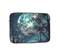 Blue Moon Laptop Case 15 inch, Shockproof Protective Computer Sleeve Cover Water Resistant Laptop Bag Carrying Tablet Cover Briefcase Handbags Gifts for Men Women