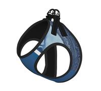 Blue Moon Print Dog Harness,Pet Leash Vest,Adjustable And Reflective Vest,For Small To Medium Dogs