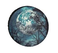 Blue Moon Universal Tire Cover Replacement Oxford Fabric Waterproof Wheel Protector for SUV Truck RV Camper Dust/Snow/Sun Protection, 26 Inch