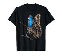 Blue Morpho Butterfly Flying Wildlife Nature Butterfly Value Graphic T-Shirt