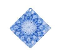 Blue Mosaic Kaleidoscope Car Air Fragrance Tablets Rhombus | Hanging Interior Home Decor Freshener Aromatherapy Pads