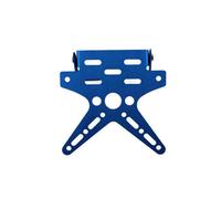 (Blue) Motorcycle License Holder Mount Bracket Adjusted Registration Number Plate