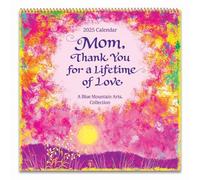 Blue Mountain Arts 2025 Hanging Wall Calendar (Mom, Thank You for a Lifetime of Love) Is a Heartfelt Gift from a Son or Daughter-12 Months, 12 x 12 inches