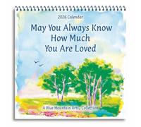 Blue Mountain Arts 2026 Hanging Wall Calendar (May You Always Know How Much You Are Loved) Is an Encouraging Gift for Family, Friends, and Loved Ones-12 Months, 7.5 x 7.5 Inches