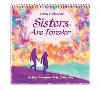 Blue Mountain Arts 2026 Wall Calendar - Sisters Are Forever | Meaningful Gift for and Older and Younger Sister | 12-Month, 7.5 x 7.5 Inches