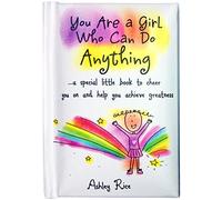 Blue Mountain Arts Little Keepsake Book "You are a Girl Who Can Do Anything" 4 x 3 in. Confidence-Boosting Mini-Book Perfect for Daughter, Sister, Granddaughter, Niece, or Tween Girl, by Ashley Rice