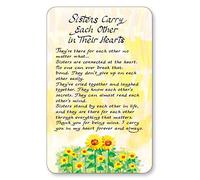 Blue Mountain Arts Sisters Carry Each Other in Their Hearts Keepsake Wallet Card (WC719)