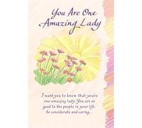 Blue Mountain Arts You Are One Amazing Lady Heartfelt Sentimental Verses Fold Out Keepsake Greeting Card (Amazing Lady)