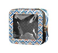Blue Mountains Travel Toiletry Bag Transparent Travel Makeup Bag Multiple Sizes Colorful 1 Piece Multicolor.,One Size, Colorful, Multicoloured., One size, Colorful