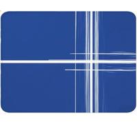 Blue Mouse Mat 20x30cm, Gaming Mouse Pad, Improves Speed and Accuracy, Mini Mousepad Stripe, Anti-Slip Rubber Desk Mat with Smooth Cloth Surface, For Travel Office Home Laptop Working Studying qw-243