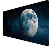 Blue Mouse Mat Earth Gaming Mouse Pad Large XXL Desk Mat with Non-Slip Base and Stitched Edge Keyboard Pad for Gaming/Home/Office Work/Accessories, Improved Precision and Speed (120 x 60cm) 6599-1wxl