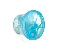 Blue Multi-Function Plastic 3 Slots Milk Powder Cup Small Layered Milk Box Milk Powder Dispensers