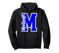 Blue Mustangs School Spirit Game Day Mustang Pride Teacher Pullover Hoodie