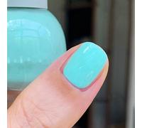 Blue Nail Polish - Baby Blue Nail Varnish Quick Dry - Glossy Long Lasting Breathable Pastel Nail Polish - Non-Toxic Water Based Sky Blue Nail Varnish for Women Girls DIY Manicure